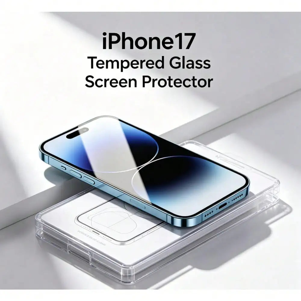 3pcs Universal Tempered Glass Screen Protector, 9H Hardness Anti-Scratch Bubble-Free, HD Clear Bulk Pack For All iPhone Smartphones