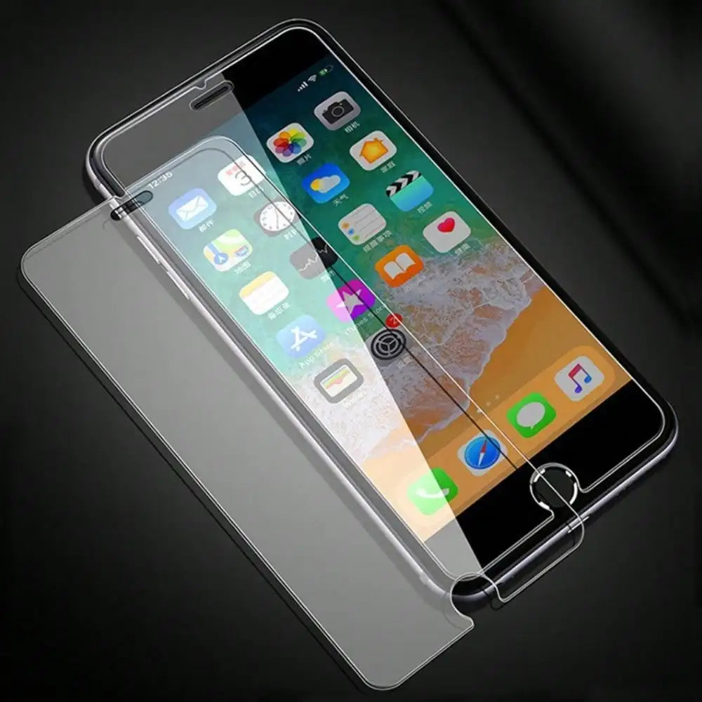 3pcs Universal Tempered Glass Screen Protector, 9H Hardness Anti-Scratch Bubble-Free, HD Clear Bulk Pack For All iPhone Smartphones