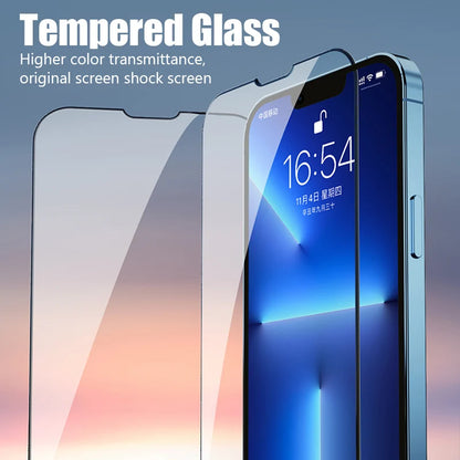 1-4Pcs Tempered Glass For iPhone 17 16 Pro Max 14 15 Plus 11 12 13 Mini SE 2020 2022 Screen Protector for iPhone Air XR X XS Max